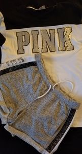 Victoria secert pink shorts/shirt selling as set